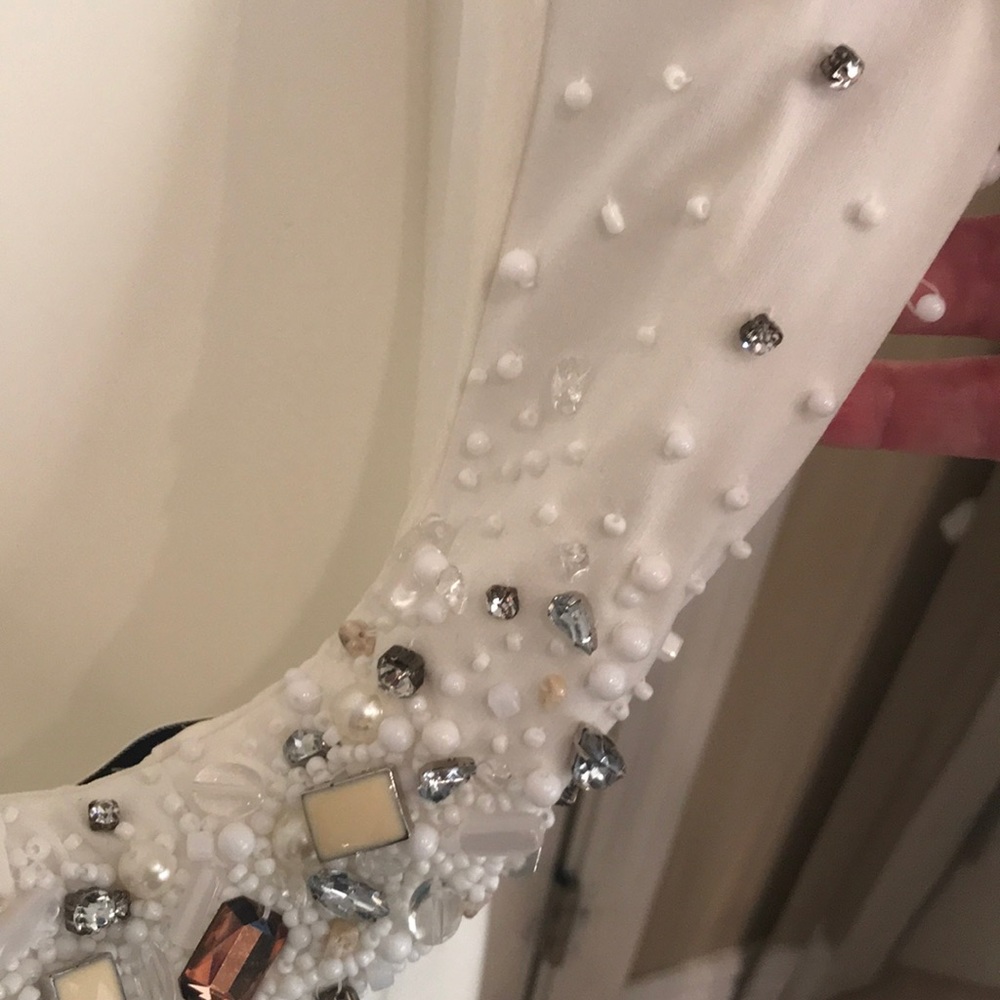 Beaded Low-Back Dress - Picture 5 of 7